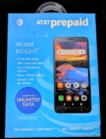 New AT&T Alcatel Insight Pebble Grey 5" Up to 16GB Android 9 Smartphone IMEI 352176103261220 | See Description