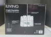 New | Octavia 4-Light Chandelier, Modern Polished Chrome Dry Rated Chandelier for Home, Dining Room | Model# C9086GB-CHR * Retails $99.99 * - 5