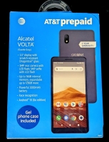 New AT&T Alcatel VOLTA Suede Grey 5.5" 16GB Android 10 Smartphone IMEI 015733001777779 | See Description
