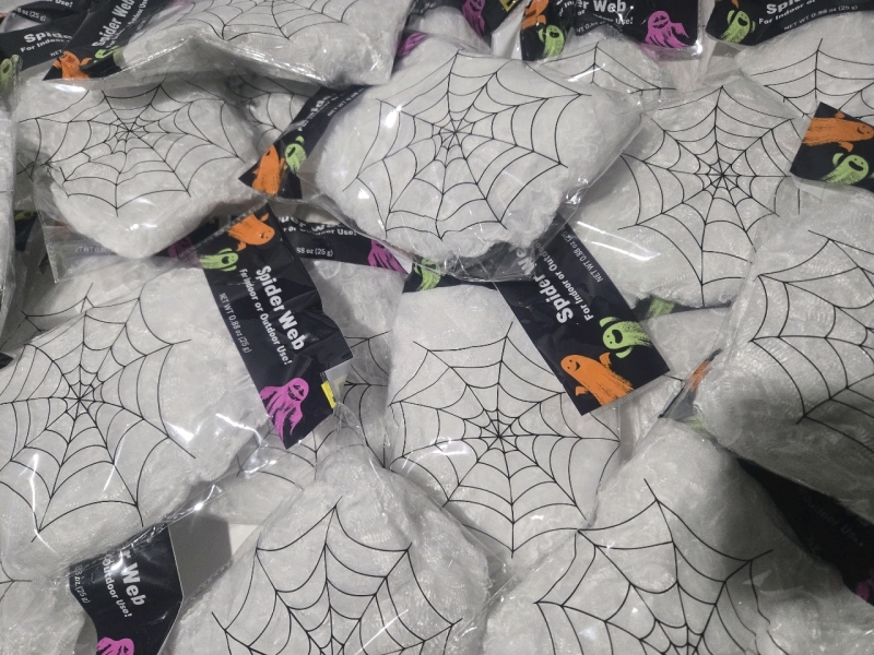 15+ New | Faux Stretchy Spider Web for In/Outdoor Use