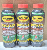 3 New Rislone Block Seal Liquid Copper Intake and Radiator Stop Leak 510g