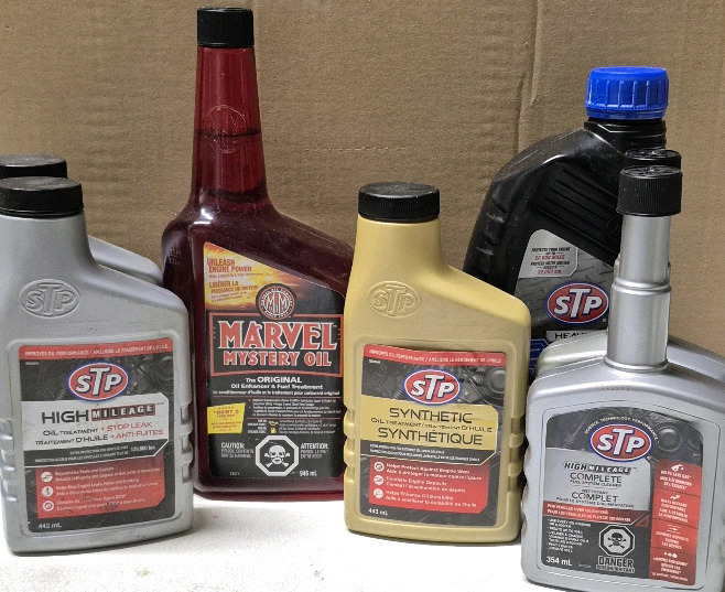 7 New STP Oil Treatment For Vehicles & Marvel Mystery Oil