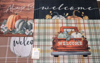 4 New Indoor/Outdoor Doormats 18 by 30"