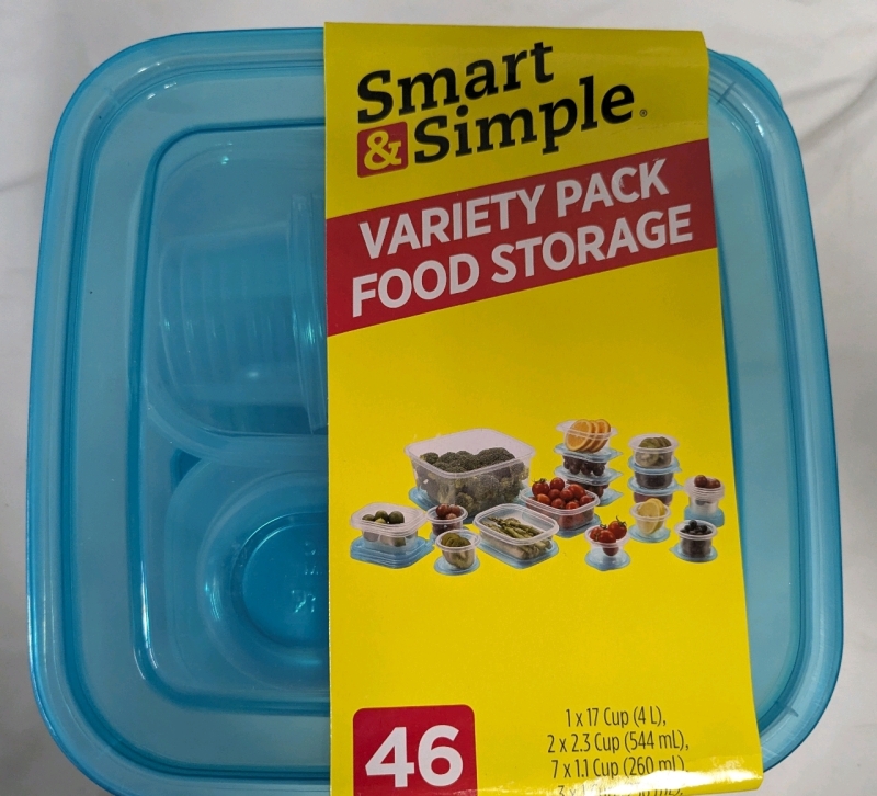 New Cooking & Storage Lot. Includes 46 Piece Food Storage Pack, Aquazinger Flavor Infusor and BBQ Grill Drip Pans. DRIP pans 16.57" Long.