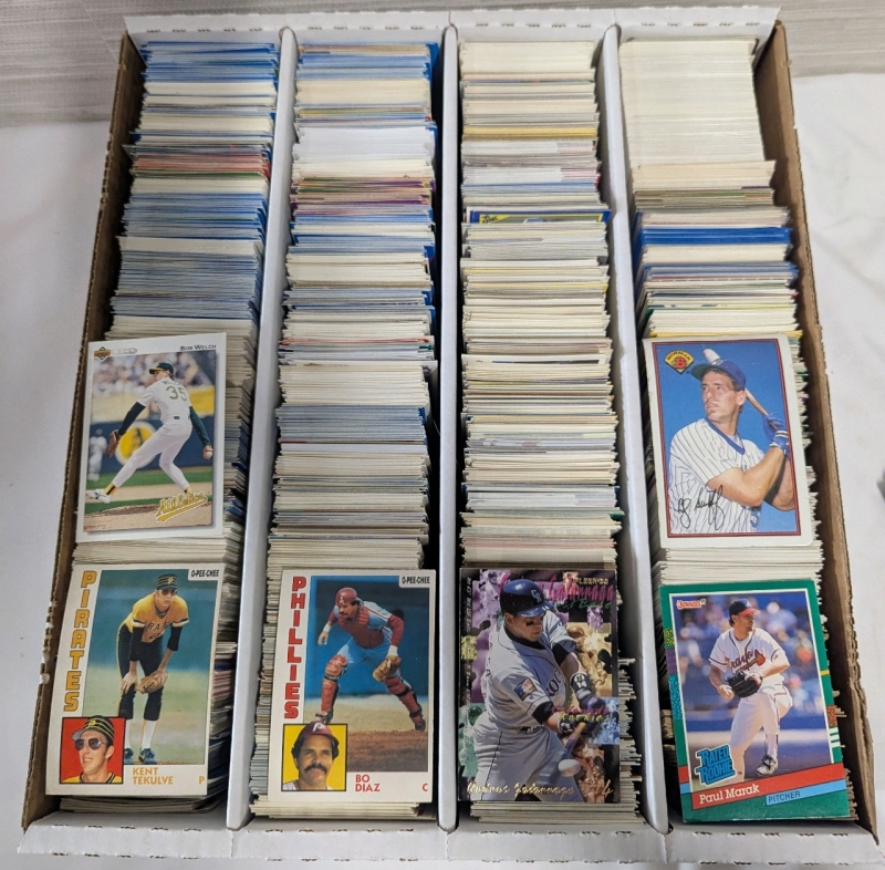 1250+ Baseball Cards. Includes Donruss, O-Pee-Chee, Fleer, Upper Deck and More.