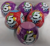 6 New Zuru 5 Suprise Balls.