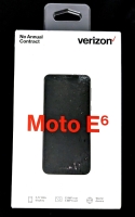 New VERIZON Moto E6 Starry Black 5.5" Up to 256GB Smartphone IMEI 352176103261188 | See Description