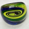 10 Fabulous Fun Retro Rings Acrylic Carved Glass Shell Sizes 6.5 -10 Plus Adjustable - 3