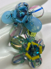 10 Fabulous Fun Retro Rings Acrylic Carved Glass Shell Sizes 6.5 -10 Plus Adjustable - 6