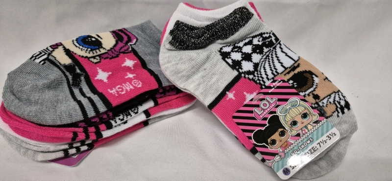 10 New Pairs Toddler's/Kid's LOL Socks sz Medium (7.5-3.5)