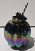 6 New | Plastic Pumkin Juice Cups W/ Straws 5" Tall - 3