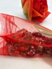 2 Bracelets Lampwork Faceted Bead 2 Necklaces Prong Set Red Rhinestone Line Jappaned /Gun Metal Beauty - 6