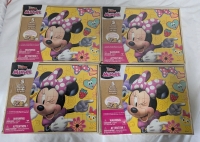4 New Disney Junior Minnie Wooden Puzzle 5 Packs. Largest Puzzle 11.2" by 8.4"