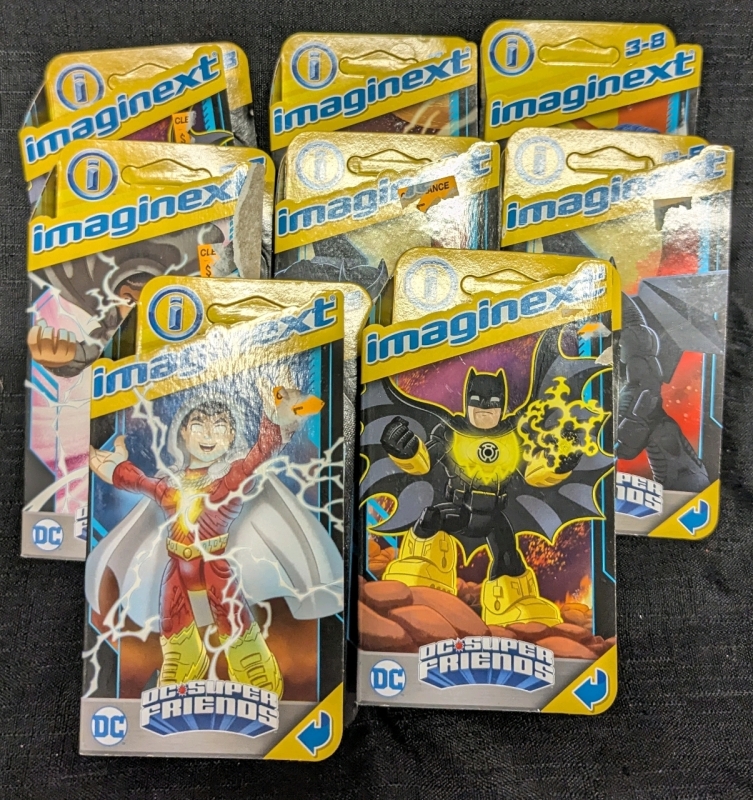 8 New: DC Super Friends Figures