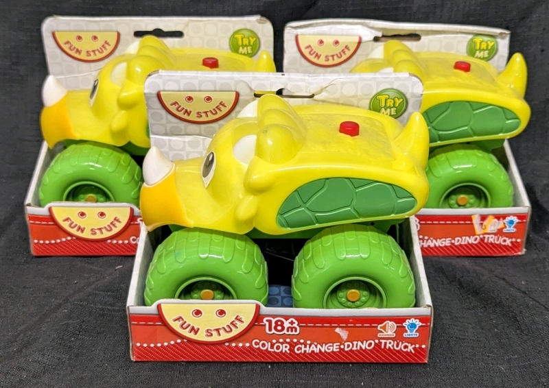 3 New: Colour Change Dino Truck
