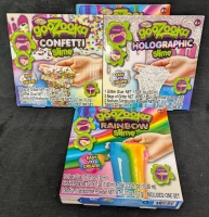 4 New: Slime Kits - 2 Rainbow Slime, 1 Confetti Slime, 1 Holographic Slime