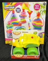 2 New: 1 Super Sand Art Sand Art Made Easy - 1 Colour Change Dino Truck