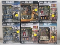 6 New MEGA Construx Call of Duty Mini Action Figure Sets .