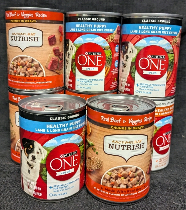 8 New: Canned Dog Food - Many Different BB Dates, See 3rd Photo