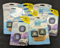 8 New: Car Air Fresheners - Fresh Linen and Midnight Storm