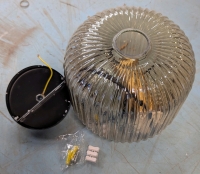 As New As Is: Ceiling Lamp - 8" Diameter x 7" Height