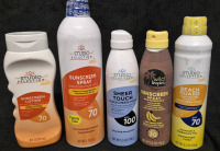 5 New Sunscreen Products Exp 12/2024 to 03/05/2025
