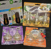 5 New Glade & Air Wick Air Fresheners Plug-Ins & Essential Mist