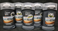5 New Dove Men's Deoderant 72 Hour Odor Protection Morning Fresco 85g Each