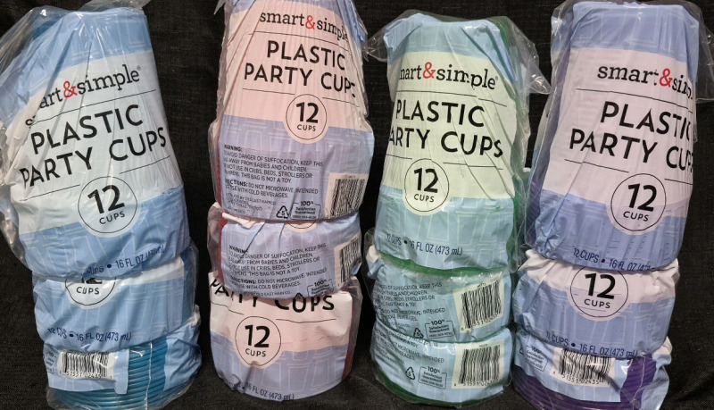144 New Plastic 16 oz Party Cups