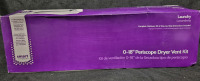 As New Periscope Dryer Vent Kit 0-18"