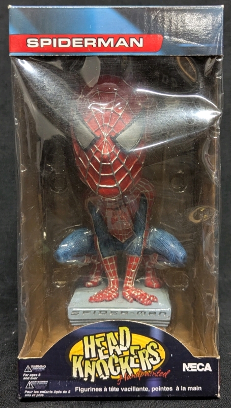 New: Head Knockers Crouched Spiderman Bobblehead