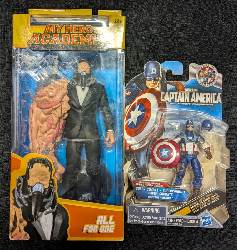 2 New: Action Figures - Super Combat Captain America - My Hero Academia All For One