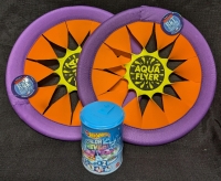 3 New: 2 Aqua Flyer Throwing Discs - Hot wheels Colour Reveal Cars