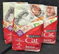 3 New: Cat Show Senior Essentials Cat Food - 3.15lbs Each - BB June 2025