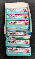 9 New: Rolaids Advanced Antacid Soft Chews - 6 Mixed Berry Chews Per Pack - 1 Pack EXP 12/23 - 8 Packs Exp 08/24
