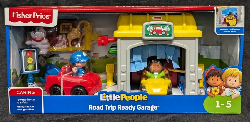 New: Fisher Price Little People Road Trip Ready Garage