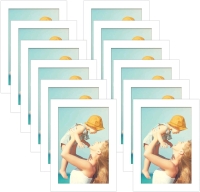 12 As-New Magnetic Picture Frames - 6" x 8" ea