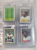 1980 - 1997 NFL Football Trading Card Singles . 1980-90 Topps , 1990-?? UD , 1990-?? Score , 1990-?? Fleer & Some Pro Set . 200+ Trading Cards - 4