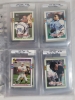 1980 - 1997 NFL Football Trading Card Singles . 1980-90 Topps , 1990-?? UD , 1990-?? Score , 1990-?? Fleer & Some Pro Set . 200+ Trading Cards - 7