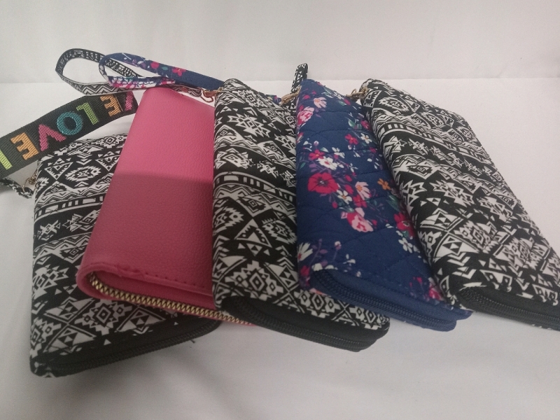 5 New | Zip Up Clutch Wallets | Variety Designs