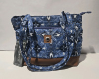 New | SNY Purse Blue | 10" x 4" x 8"