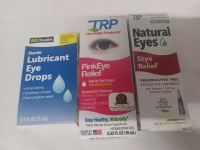 3 New | Variety Eyedrops | Largest is 15ml