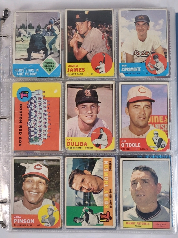 1961-64 , 1986 - 2013 MLB Baseball Trading Card Singles . Topps , Score , Donruss , UD , Leaf . 380+ Trading Cards