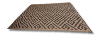 As-New Large Waterproof Woven Patio / Outdoor Rug - 106.5" x 145"