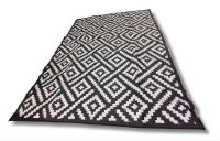 As-New Large Waterproof Woven Patio / Outdoor Rug - 106.5" x 145"