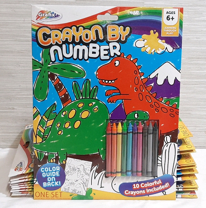 13 Packs of Color Crayons, 130 Crayons in Total