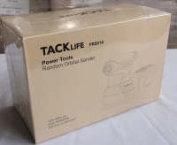 New - Tacklife Random Orbital Sander , Model #PSS01A . 120V, 2.2A , 15000 RPM . Sealed Box