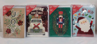 12 Packs New Holiday Style Handmade Christmas Greeting Cards w/Envelopes . 12 Packs , 4 Cards Per Pack