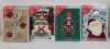 12 Packs New Holiday Style Handmade Christmas Greeting Cards w/Envelopes . 12 Packs , 4 Cards Per Pack