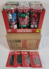 24 Packs New Holiday Style Mini Christmas Tree Ornaments & Ornament Hangers . 24 Packs , 15 Ornaments Per Pack , 360 Ornaments